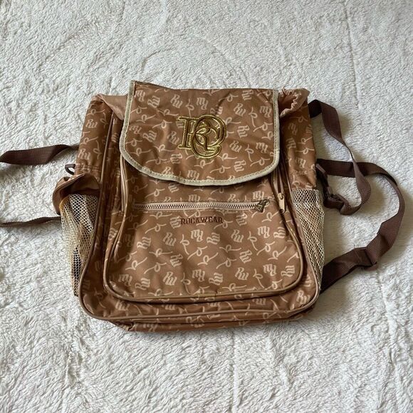 Vintage Y2K Rocawear Full Print Women’s Backpack - Picture 1 of 8